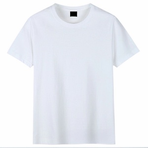 Áo thun nam trắng chất lượng cao bán buôn, in logo tùy chỉnh, áo thun trơn màu trắng - Product Image 4