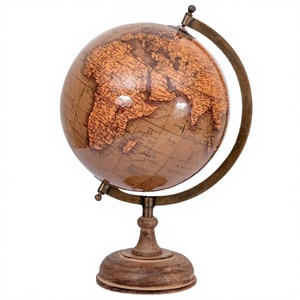 Education Supplies Teaching Resources Geography 8 Inch RGB LED Lights Magnetic Levitation Transparent Floating Metal <b>Globe</b> - Product Image 4