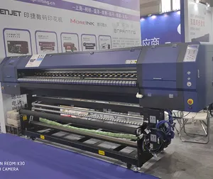 Enjet Printer 4 Kepala 1.8M 2.2M 2.6M 3.2M Digital Mesin Cetak Tekstil Sublimasi Printer dengan Kertas Transfer Panas