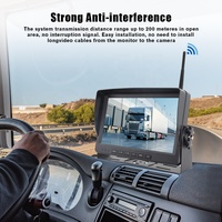 Système de caméra sans fil avec enregistreur vidéo numérique, moniteur de voiture 10,1 pouces, kit de vision arrière pour camion, camping-car, remorque, gestion de flotte
