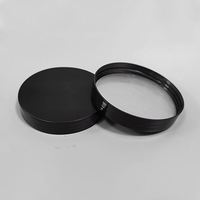 Capuchon en plastique blanc lisse sans nervures 89 mm 89-400, bouchon de bouteille, fermeture supérieure