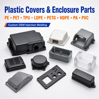 Componentes Duraderos Personalizados de Moldeo por Inyección y Corte de Plástico OEM PE PET TPU LDPE PETG HDPE PA PVC: Tapas, Cubiertas y Piezas de Recinto