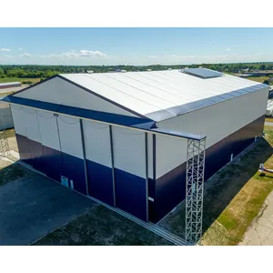 Prix d'usine Structure métallique à grande portée préfabriquée Bâtiments métalliques Hangars Structure métallique Kit d'atelier de construction