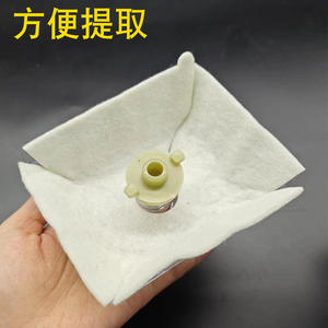 แผ่นทำความสะอาดถ้วยน้ำมันทรงสี่เหลี่ยมผืนผ้า ผ้าฝ้ายดูดซับแบบไม่ทอหนาสำหรับอุปกรณ์เสริมเครื่องดูดควันในครัว - Product Image 5