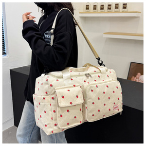 Bolsa de Viaje Portátil Impermeable de Material PU, Linda y Moderna, con Compartimento Separado para Zapatos, Diseño para Maternidad y Hospital, de Capacidad Media - Product Image 2