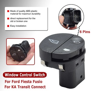 Nuevo interruptor de ventanilla eléctrica 96FG-14529-AC para modelos Ford Fiesta Fusion 1995-2012 KA 1996-2008 Puma 1997-2001 1006292 - Product Image 5