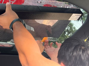 MDS hiển thị HD quảng cáo di động xe buýt dẫn Màn hình 4G Wifi siêu trong suốt rộng Volt điện phía sau cửa sổ quảng cáo dẫn hiển thị - Product Image 4