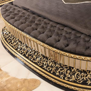 Роскошный очень большой каркас кровати в турецком стиле классический широкий экран для кровати из драгоценного дерева Калифорнийский каркас для кровати - Product Image 6