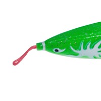Nouvelle Leurre Souple Modifiée Personnalisée Luya 21g Dragon Thunder Frog en Acier Inoxydable avec Hameçon à Fente Sanguine et Paillettes Rotatives pour Poisson Noir