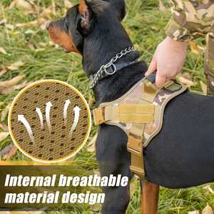 Arnés táctico <span class=keywords><strong>para</strong></span> perros, <span class=keywords><strong>chaleco</strong></span> de entrenamiento <span class=keywords><strong>para</strong></span> mascotas <span class=keywords><strong>Doberman</strong></span> Pinscher, arnés <span class=keywords><strong>para</strong></span> perros pequeños, medianos y grandes, a prueba de explosiones - Product Image 4