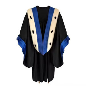 学校用カスタマイズされたアカデミックアパレル博士号卒業式ガウンとトゲ - Product Image 2