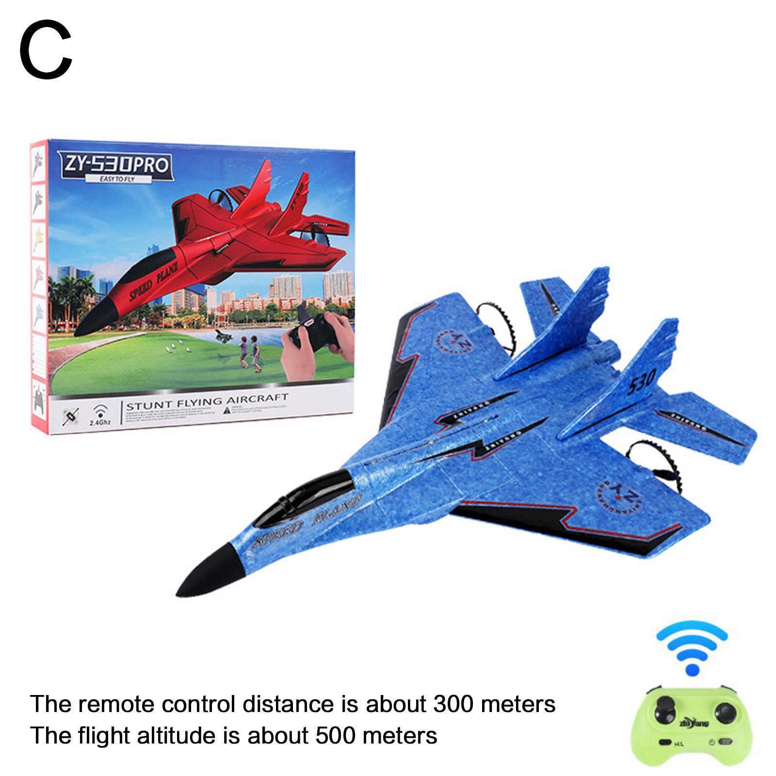 ZY-530 PRO RC Airplane with Camera - Luminous Glider for Adults