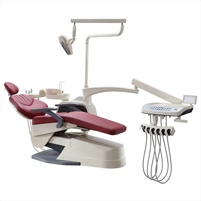 Абсолютно Новый высокое качество стоматологические материалы лучшее электрическое стоматологическое кресло США с шестью-в-одном многофункциональная педаль FN-DU3