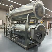 Nouvelle machine de pasteurisation automatique à immersion pour bouteilles de lait et de yaourt, en acier inoxydable 304, pour la transformation laitière