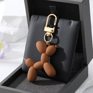 ZGBROTHERS K62 Nouveau Porte-monnaie Porte-clés Créatif Tendance Motif Chien Dessin Animé Kawaii pour Femme, Mini Ballon en PVC Mignon - Product Image 5