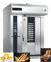 Four rotatif industriel intelligent à 32 plateaux pour la cuisson au gaz de boulangerie pour Biscuit Pizza nouvelle condition