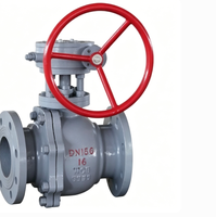 Vanne à boisseau sphérique OEM en acier moulé/forgé PN16 à raccordement à brides de 2 à 6 pouces pour gaz, garantie 3 ans