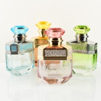 Vente en gros directe – Flacon de parfum de luxe tendance et sophistiqué de haute qualité – Modèle Byron en verre carré avec pompe