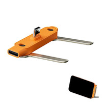 Câble USB-C 240W avec adaptateur PD65 à charge rapide 2-en-1 et support invisible pour téléphone – Nouveauté 2026, produit phare TikTok