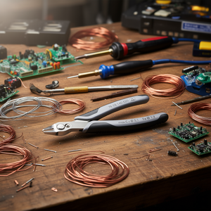 Pince électronique Super Knips XL ESD 78 03 140 pour la coupe de fils de cuivre et de fer - Product Image 2