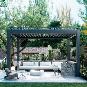 <span class=keywords><strong>Pergola</strong></span> <span class=keywords><strong>bioclimatique</strong></span> moderne d'extérieur ANCSEM, <span class=keywords><strong>pergola</strong></span> à lames en aluminium, <span class=keywords><strong>pergola</strong></span> personnalisée imperméable - Product Image 3