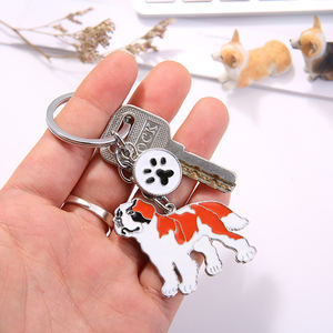 Bijoux pour chien tendance, chaîne Saint-<span class=keywords><strong>Bernard</strong></span>, porte-clés, <span class=keywords><strong>cadeau</strong></span> pour femme, fille, breloque pour sac, porte-clés, pendentif animal, bijoux - Product Image 3
