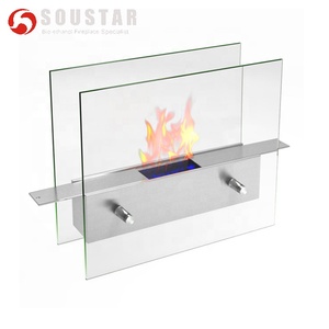 Calentador <span class=keywords><strong>de</strong></span> <span class=keywords><strong>etanol</strong></span> <span class=keywords><strong>de</strong></span> vidrio para chimenea, llama real, para el hogar - Product Image 2