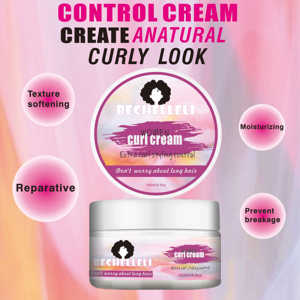 Crème Coiffante Légère Hydratante Anti-Frisottis pour <span class=keywords><strong>Boucles</strong></span>, Fixation Forte, <span class=keywords><strong>Cheveux</strong></span> Bouclés Africains 4C, Marque Privée OEM - Product Image 4