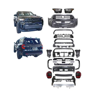 Meilleures ventes 2025 Kits de carrosserie pour pick-up 4x4 Noir mat Protection de pare-chocs avant Grille de voiture Kit de pare-chocs avant pour 4Runner 2025