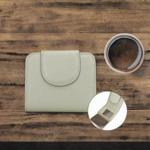 Genuine Leather Short Wallet for <b>Women</b> Coin <b>Purse</b> <b>Card</b> Holder Zipper and Hasp Compact Change Pocket Fashion - Product Image 1