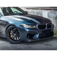Capot en fibre de carbone pour BMW Série 5 G30 G38 2020-2023, style CS, garniture de capot en fibre de carbone modifiée, style de carrosserie automobile, pièces automobiles