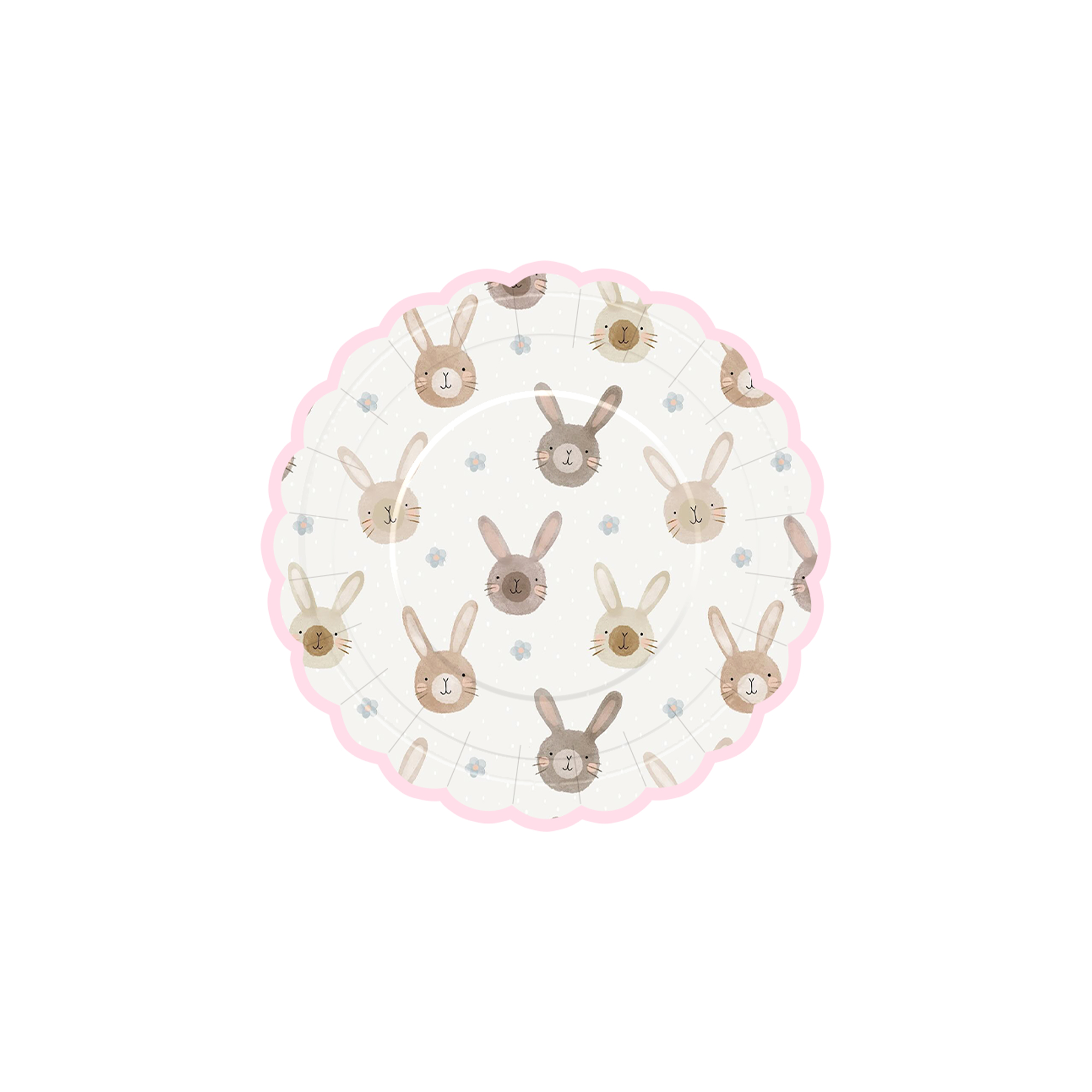 Plato de papel de 7 pulgadas * 8 unidades