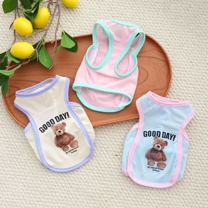 Summer Cooling Vest For Pets Dogs Cats Cute <b>Bear</b> Design Breathable Polyester XS 6XL Pet Clothes - Product Image 2