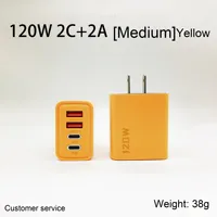 Chargeur à Charge Rapide Multi-Ports 4-en-1 120W Double TYPE-C + Double USB avec Utilisation Casque pour Téléphones Mobiles Vente en Gros JP