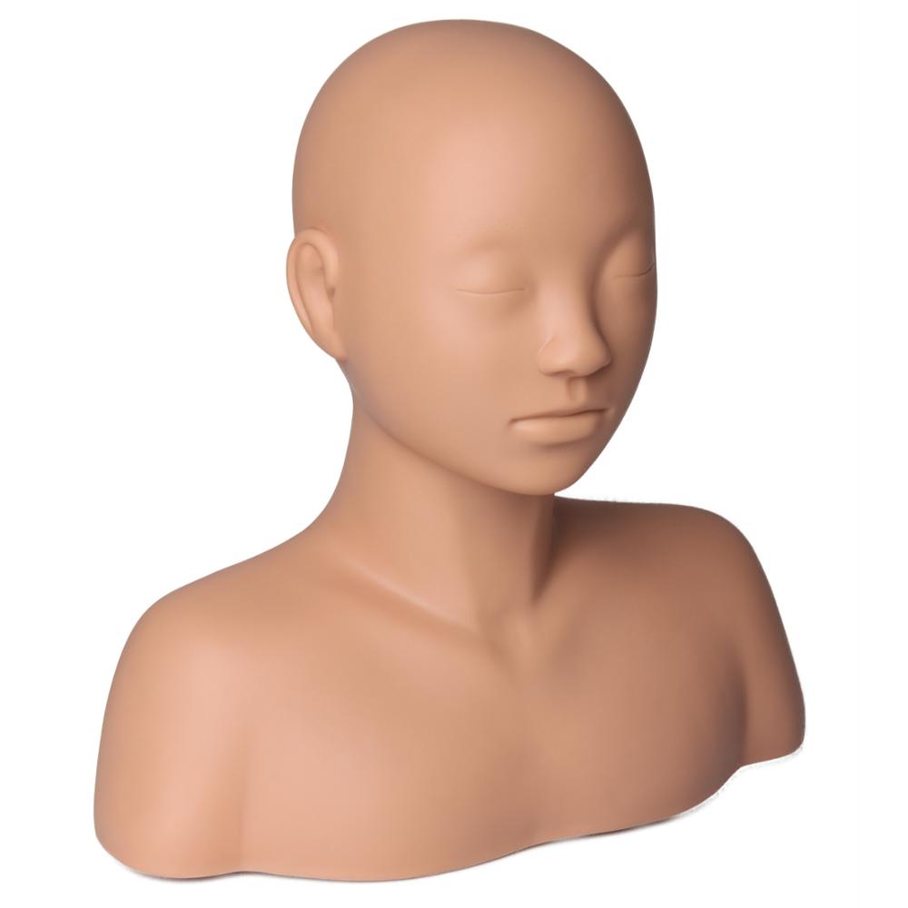 Mềm Silicone Ngay Vào Huyệt Thực Hành Mannequin Head Châm Cứu Massage Đào Tạo Head Với Vai Cho Da Quản Lý Vẻ Đẹp