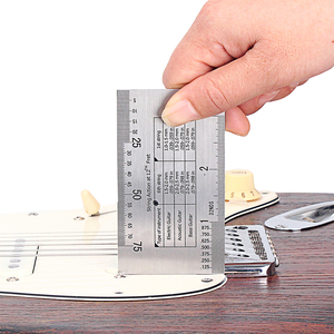 गिटार युकुलेले बास बंज, मैंडोली के लिए लूथियर फ़िट के लिए स्ट्रिंग एक्शन रूलर गेज गिटार रिपेयरिंग टूल - Product Image 3