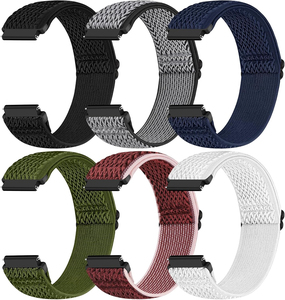 สายนาฬิกาไนลอนยืดหยุ่นขนาด 24 มม. พร้อมหัวเข็มขัดสำหรับการ์มิน วีนู X1/ซูนโต <span class=keywords><strong>9</strong></span> ซีรีส์/โปร 5 รุ่น (41/46 มม.) - Product Image 4