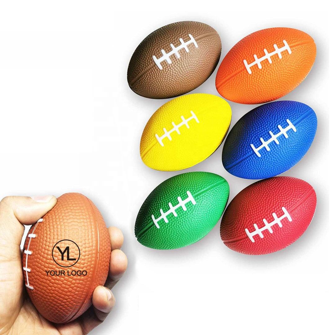 Mini Foam Footballs Customizable Stress Relief Toys