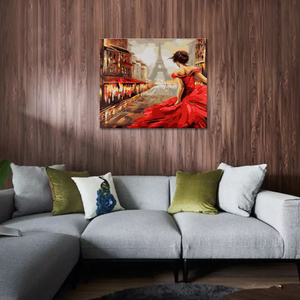 Offre Spéciale 40x50cm personne peinture par numéro Kit pour adulte mur Art bricolage peinture personnalisée par numéros - Product Image 3