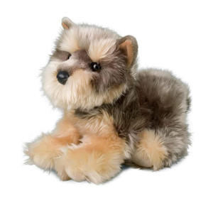 B172 all'ingrosso Terrier cane peluche peluche all'ingrosso giocattolo morbido marrone realistico peloso vivido cucciolo di cane Terrier animale di peluche - Product Image 1