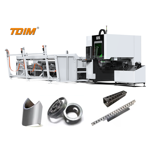 Pipe Cutting Machine Ospri/Boci Focus Head Cypcut System Automatic Round Tube Roller Laser Cutting Machines
