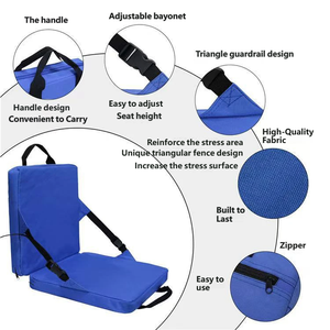 Outdoor Portable Folding <b>Cushion</b> Multifunctional Stadium <b>Seat</b> Portable Chair Backrest Moisture-proof <b>Pad</b> Thickened. - Product Image 6