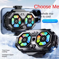 Refroidisseur de téléphone portable flexible et portable Leizun SL22 avec affichage numérique sur site, double turbine de réfrigération et fixation magnétique