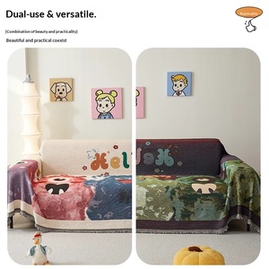 Funda de Sofá Elástica y Transpirable con Diseño de Dibujos Animados, Lavable, de Felpa, Antideslizante, Universal para las Cuatro Estaciones, Monster <span class=keywords><strong>Bihar</strong></span> - Product Image 4