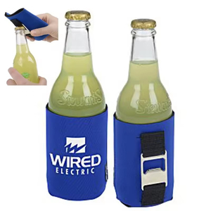 Fundas para Latas con Logotipo Personalizado, con Abrebotellas, Fundas de Neopreno para Latas, Portavasos Aislados con Abrebotellas - Product Image 5