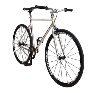 <span class=keywords><strong>Bicicleta</strong></span> de Carretera de <span class=keywords><strong>Una</strong></span> Velocidad, Cuadro y Horquilla de Acero, Llanta de Aluminio, Freno Doble V, 700C, Cuadro Rígido, <span class=keywords><strong>Bicicleta</strong></span> Negra - Product Image 1