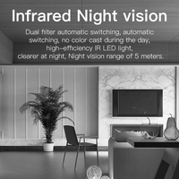 Wistino 4MP interior Mini Cámara Wifi 2400mAh batería de polímero visión nocturna a todo Color Audio bidireccional cámara de red PIR