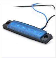 12V 24V 6 LED voiture étanche Led remorque queue feux de position latéraux rouge indicateurs de marqueur latéraux feux d'avertissement pour remorques de bateaux