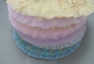 Costume da balletto arlichinade personalizza adulti classico professionista arlecchino ballerine milioni di clown <span class=keywords><strong>Tutu</strong></span> di un pezzo - Product Image 4