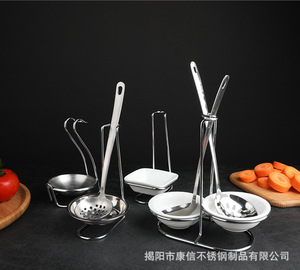 Porte-louches <span class=keywords><strong>Restaurant</strong></span> Buffet Ustensile Équipement Porte-cuillère Soupe à économie verticale en acier inoxydable - Product Image 3